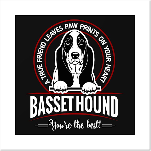 BASSET HOUND - The Best ! Wall Art by Animox